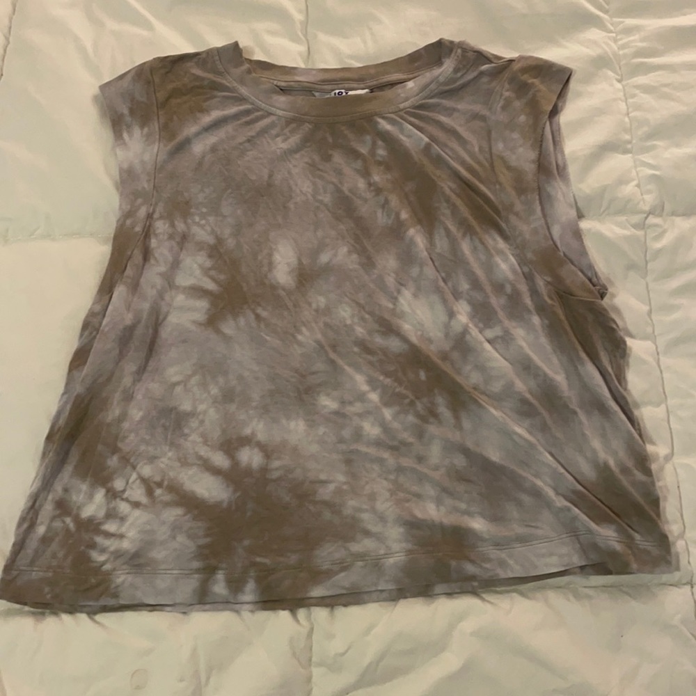 Target (JoyLab) Tan/White Marble Workout Muscle Tee